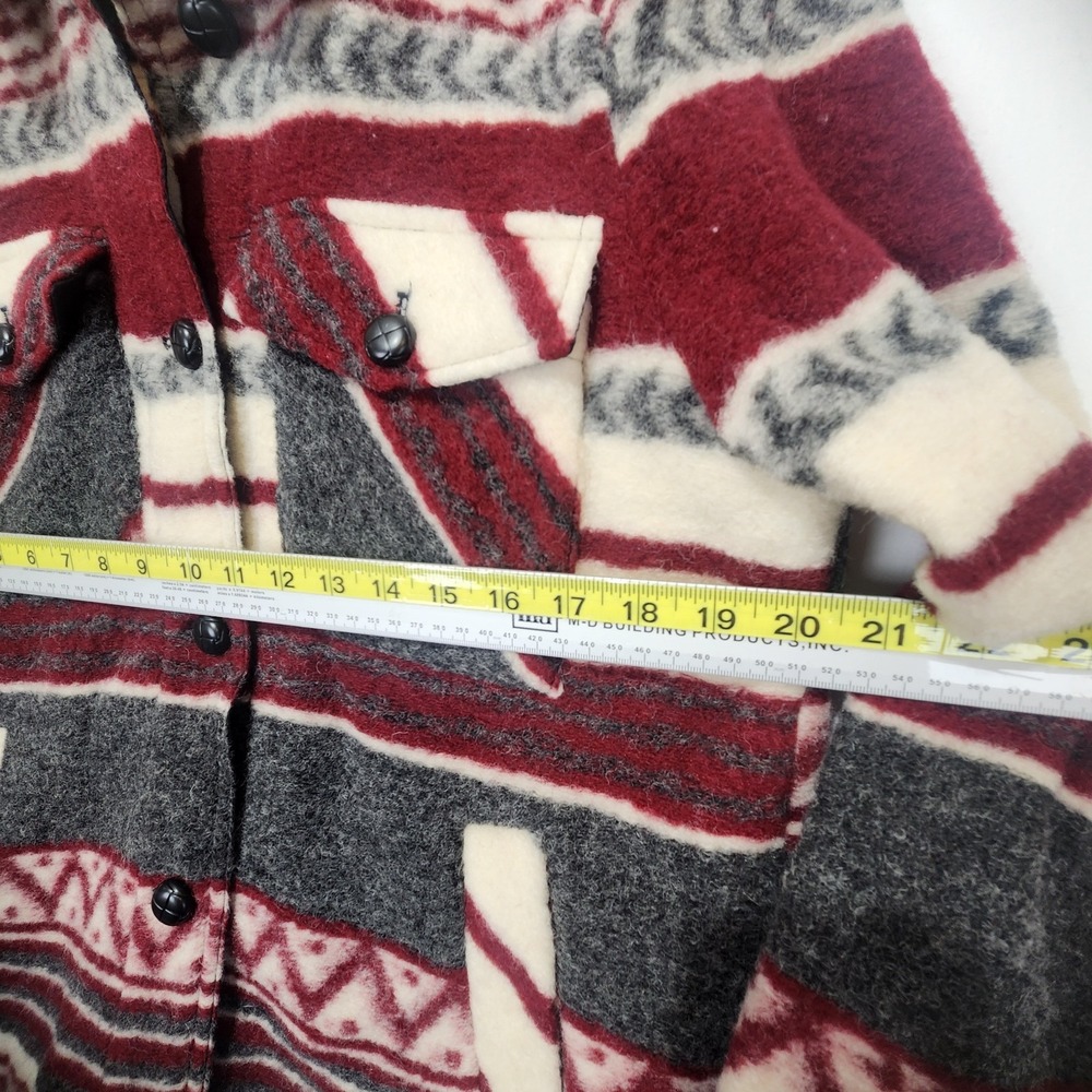 Forever 21 Women's Cozy Western Vibes Button-Up‎ Jacket Multicolor Size L - Picture 7 of 9